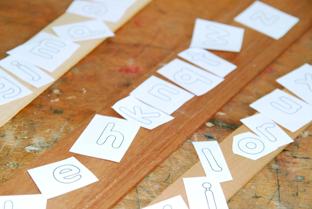 Wooden Alphabet Woodworkers Institute