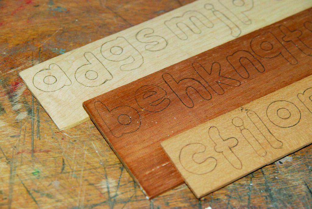 Wooden Alphabet Woodworkers Institute