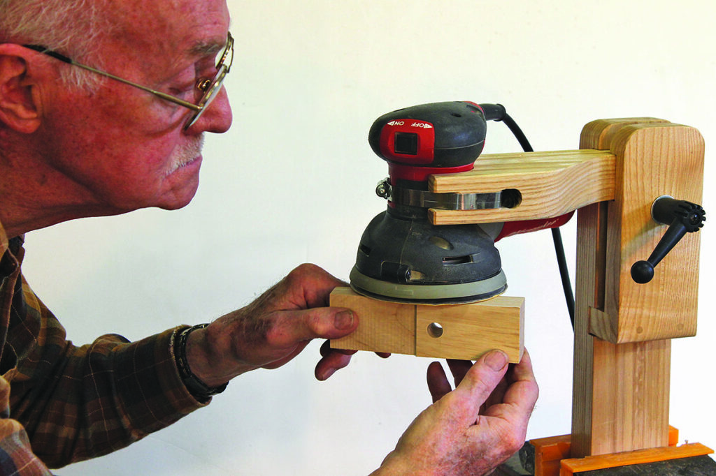 FourPosition Orbital Sander Holder Woodworkers Institute