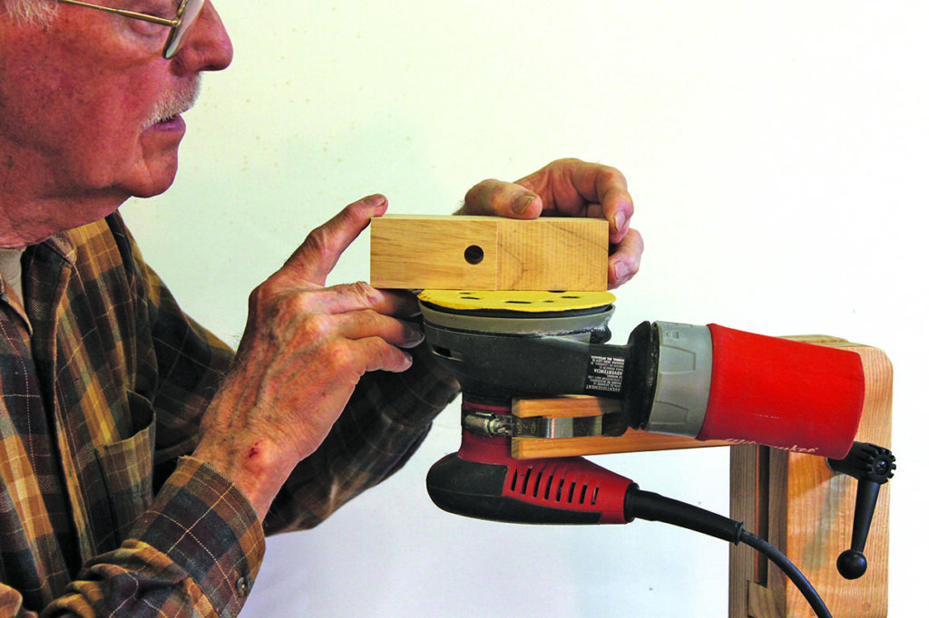 FourPosition Orbital Sander Holder Woodworkers Institute