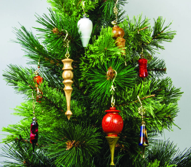 Christmas tree with decorative ornaments