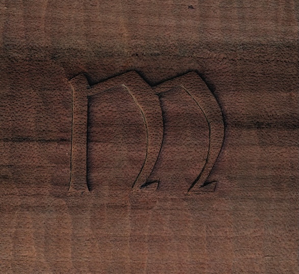 Wooden carved Sagittarius zodiac symbol