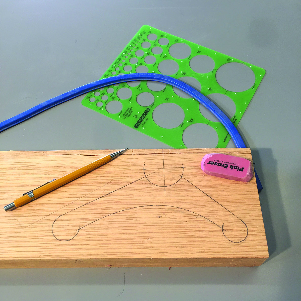 Tricks of the trade...hold-down clamps and go-no-go jig