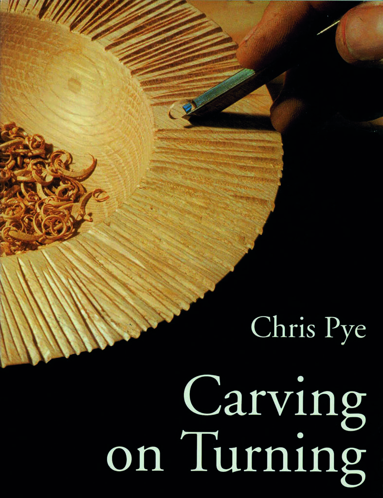 Wood carving with chisel, Chris Pye's book cover.