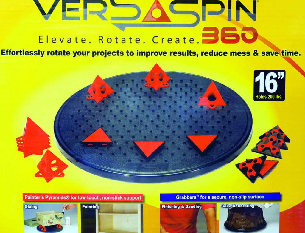 VersaSpin 360 rotating platform for efficient project work.