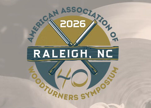 2026 Woodturners Symposium Raleigh, NC logo.