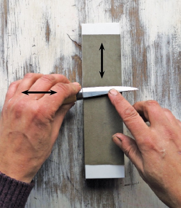 Hands crafting paper slide mechanism