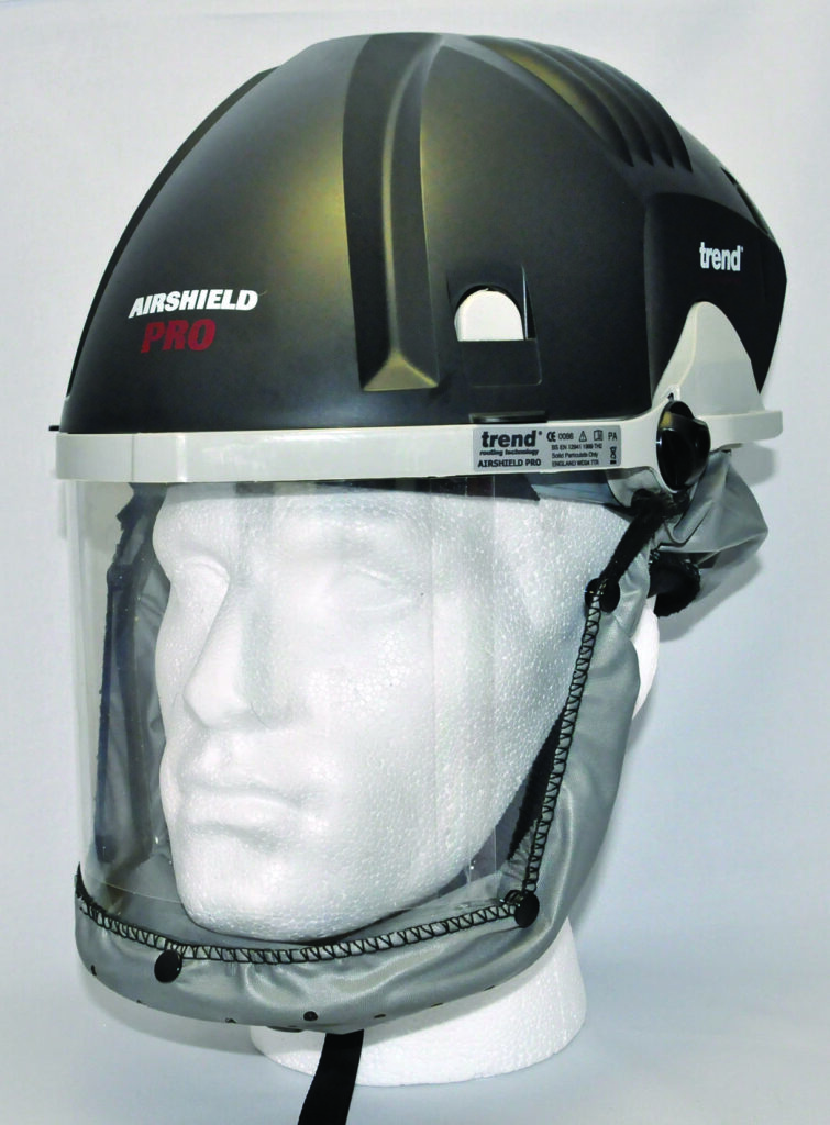 Protective face shield with helmet and visor