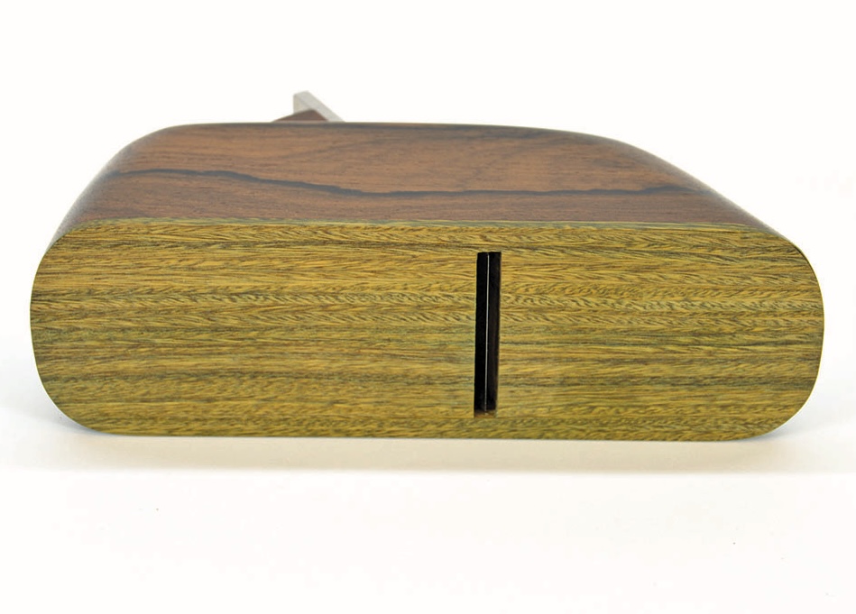 Wooden bookend with grain pattern