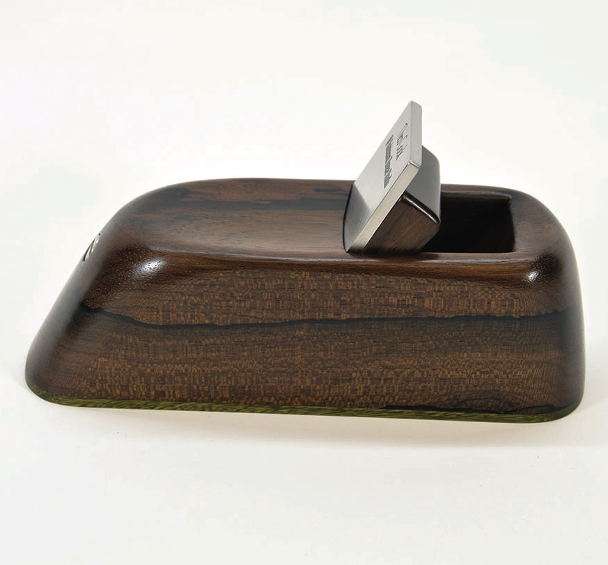 Japanese wooden kanna block plane, side view